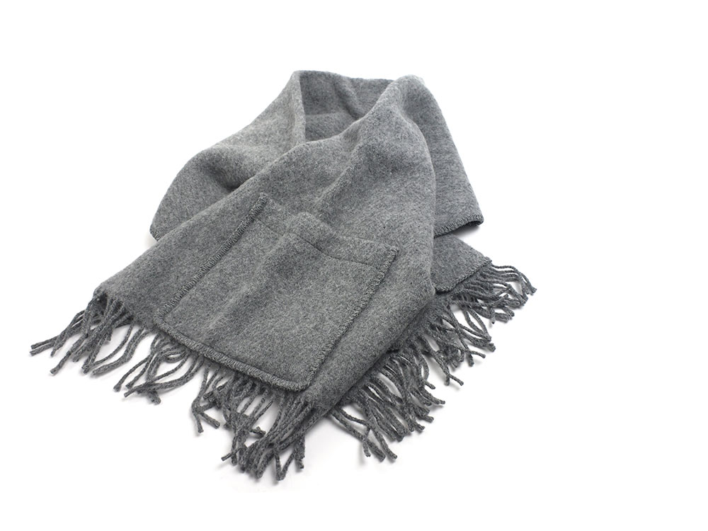 UNI pocket shawl GRAY ポケットスカーフ / Lapuan Kankurit