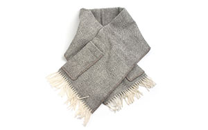 UNI GRAY POCKET SCARF / LAPUAN KANKURIT