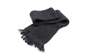 Tuck Stitch Scarf / HIGHLAND 2000