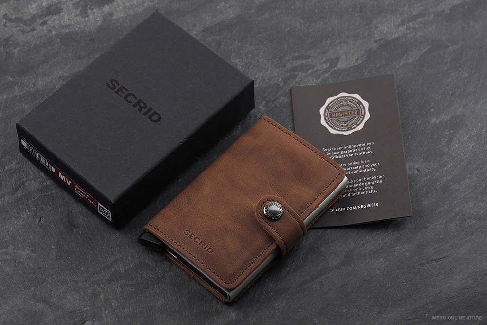 【一部予約販売】 セクリッド シークリッド Secrid スリムウォレット Slim Wallet ビンテージ チョコレート Vintage