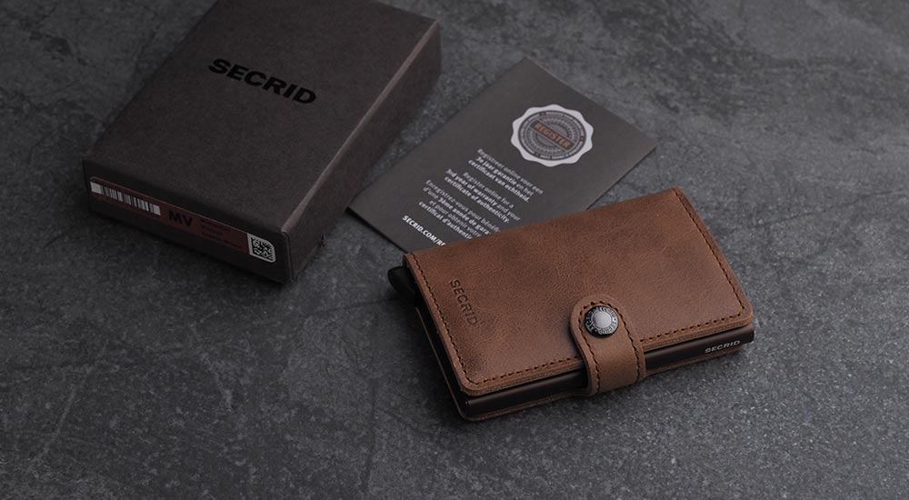 Mini Wallet Vintage Leather ミニウォレット ヴィンテージ レザー / SECRID セクリッド