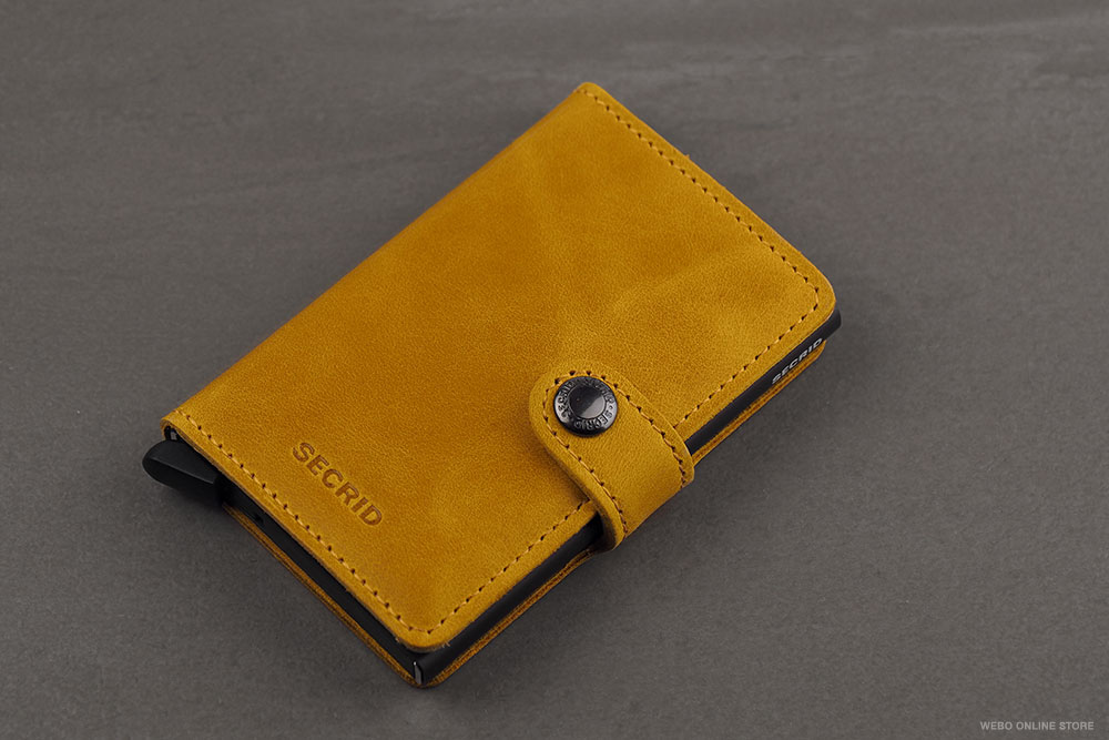 Mini Wallet Vintage Leather CARD PROTECTOR レザーカード 