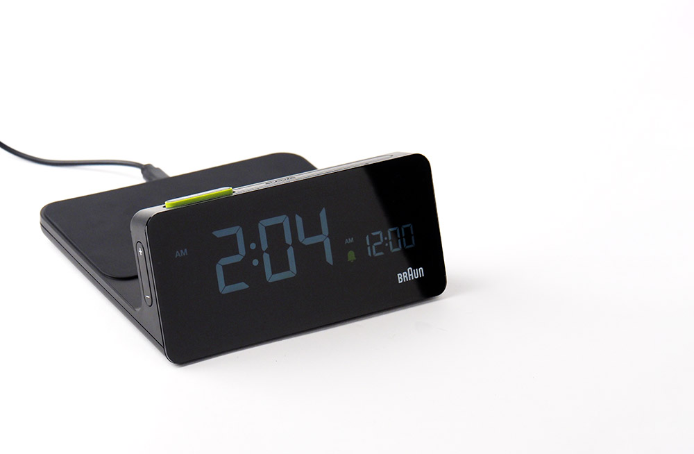 Alarm Clock アラームクロック ワイヤレス急速充電付き