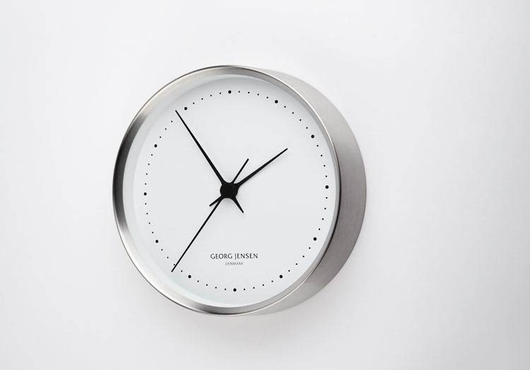 Koppel Clock 22cm by Henning Koppel / GEORG JENSEN