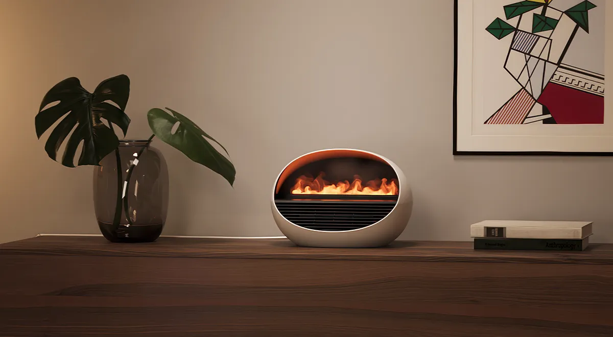 Erik アロマファンヒーター / Stadler Form（電気暖炉 水蒸気）