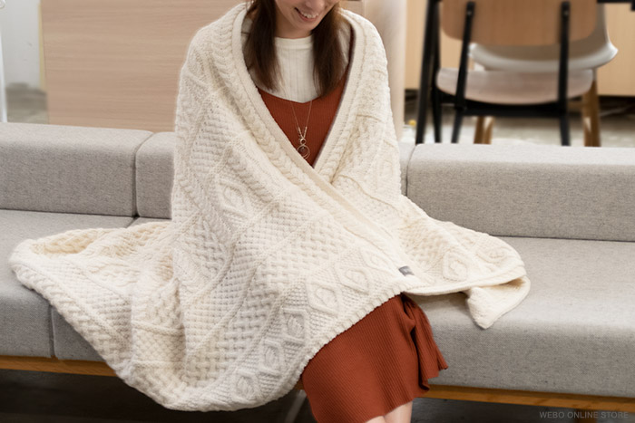 Wool Knit Blanket ウールニットブランケット