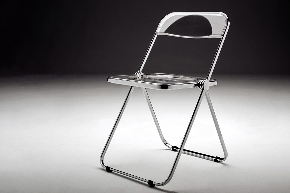 ご確認よろしくお願いいたしますANONIMA CASTELLI / PLIA CHAIR 折り畳みクリアチェア