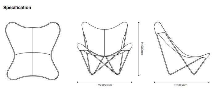 Bkf Butterfly Chair バタフライ チェア Cuero