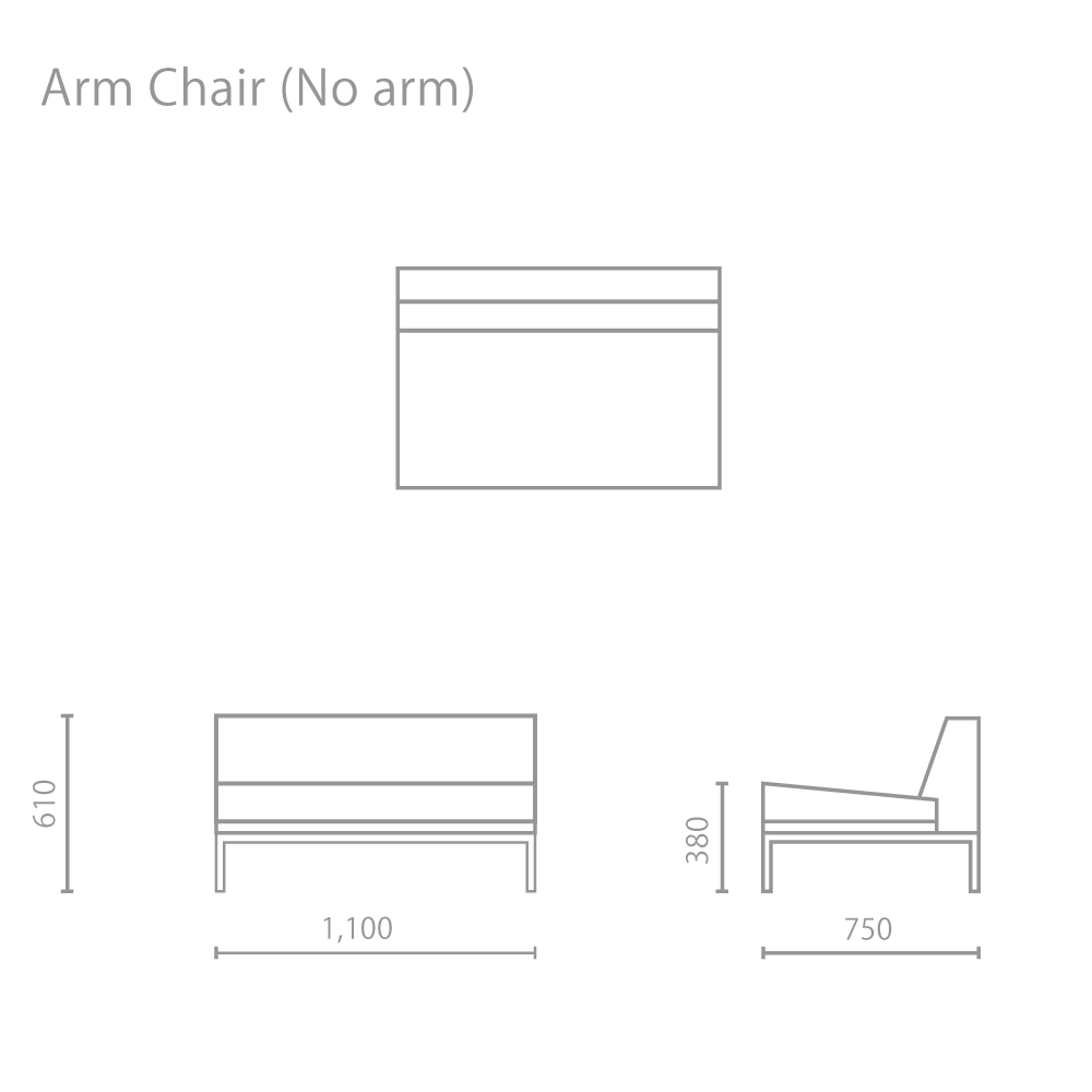 arm chair no arm