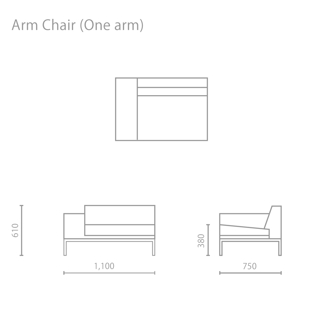 arm chair 1 arm