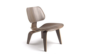 Eames LCW Lounge Chair Wood-leg Plywood Chair / Herman Miller
