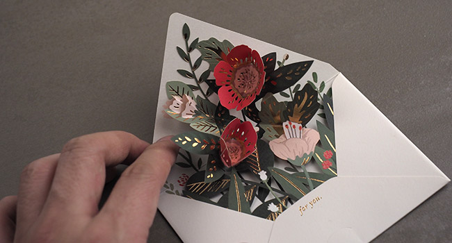 Floral Envelope ポップアップカード / Dear Alchemy