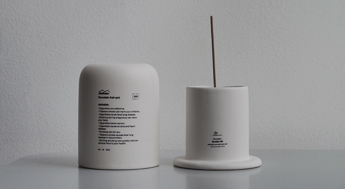 Porcelain Ash Pot ポーセリンアッシュポット / ANA heim