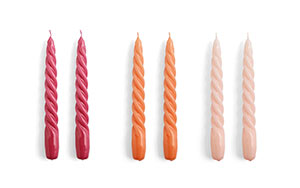 Candle Twist set of 6 ツイストキャンドル6本セット / HAY