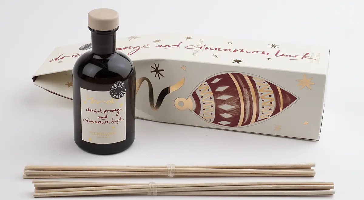 Dried Orange & Cinnamon Bark Diffuser ドライオレンジ＆シナモンバーク ディフューザー / PLUM & ASHBY