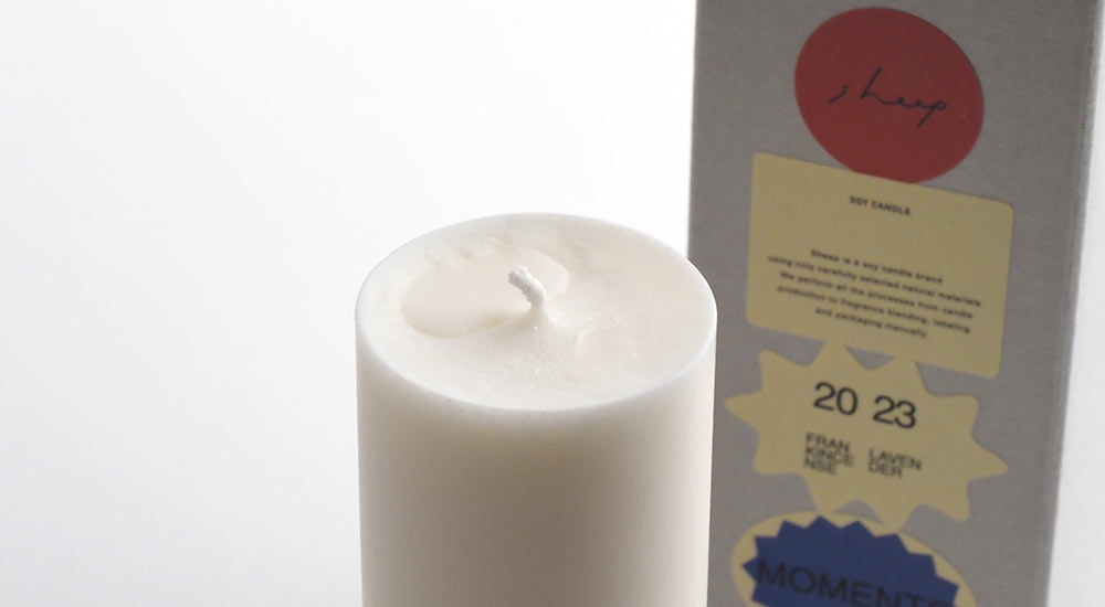 Xmas(Christmas) Limited soycandle(Soy Candle) MOMENTS クリスマス 限定キャンドル モーメンツ / Sheep Design