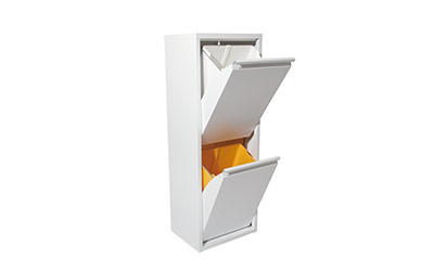 steel dust box / Waste Bin Separator 2 分割 / dottus