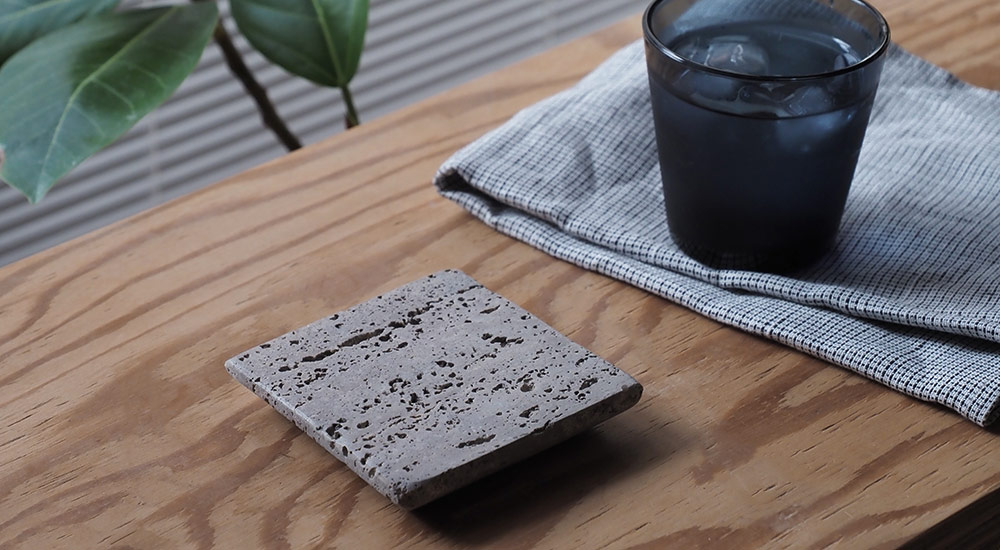 Travertine Coaster トラバーチン コースター / amabro