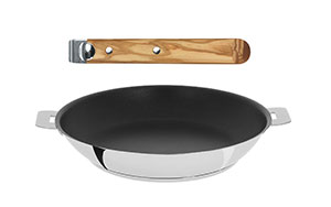 Cristel Stainless Frying pan ステンレスフライパン ノンスティック