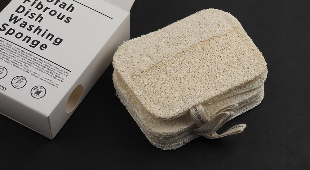 Loofah Fibrous Dish Washing Sponge ルーファー ディッシュウォッシュスポンジ