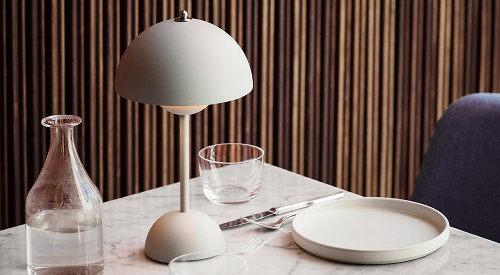 flowerpot Portable Table Lamp VP9 / &Tradition