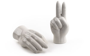 Porcelain Hand Object ポーセリンハンドオブジェクト（Peace & OK） / DETAIL