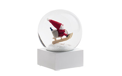Nordika Nisse Snow Dome Mini (To-Go Mini Snow Globe) ノルディカ ニッセ スノードーム　ミニ / そりに乗ったサンタ