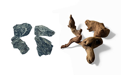 UB Hardscape SS ハードスケープ素材5種(流木・流木ブロック・溶岩石・龍石・茶化石)/ UNKNOWN BOTANICAL