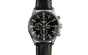 Chronograph Black Yellow 7T92 / SEIKO