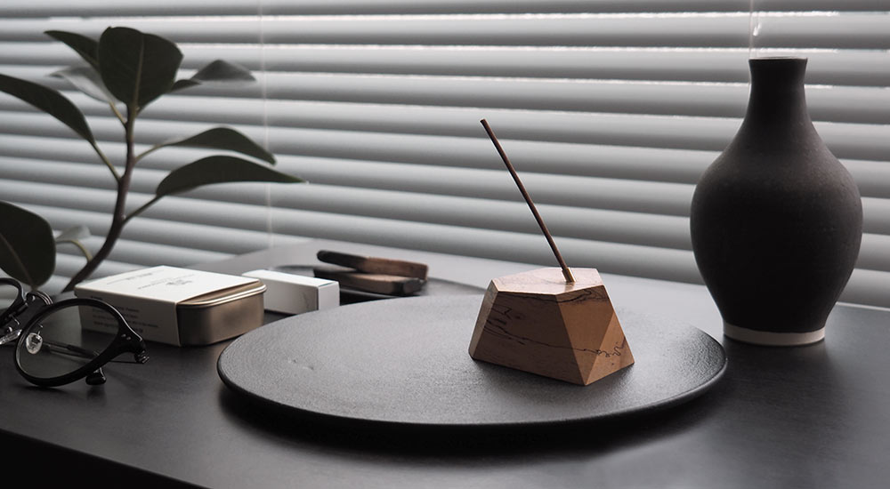 Vintage Wood Incense Holder お香立て / instrumental