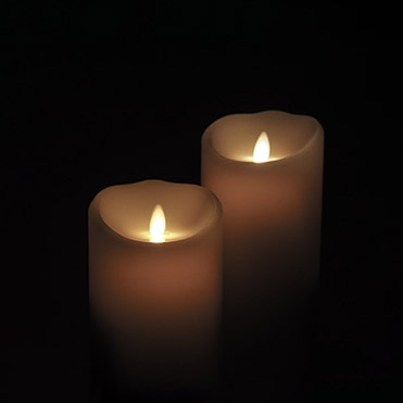 Wax Pillar Flameless Candle フレームレス ピラーキャンドル / LUMINARA