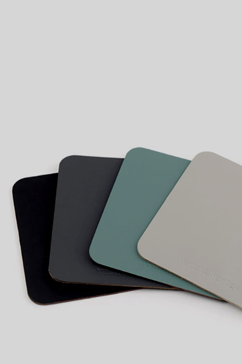 Recycle Leather Coaster リサイクルレザーコースター / Vacavaliente