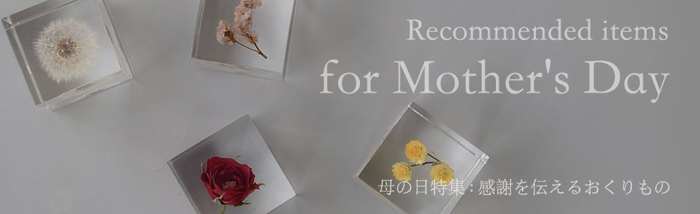 Recommend Items For Mothers Day 母の日特集.