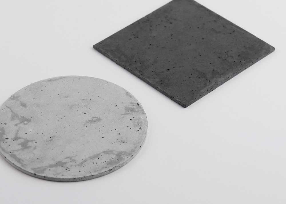 FLOORWALL COASTER コースター / mortar by Pull Push Products.