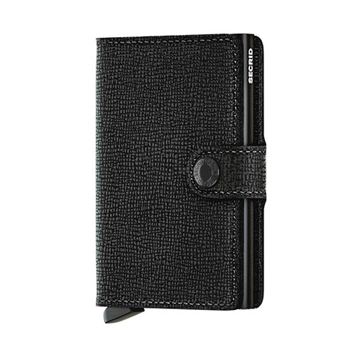 Mini Wallet Crisple Black ミニウォレット クリスプルブラック / SECRID