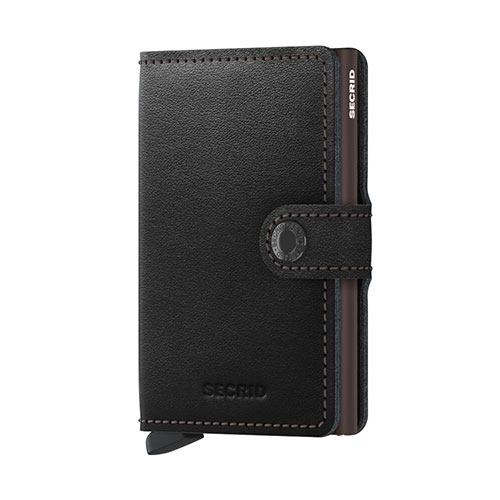 Mini Wallet Original Lether Black-Brown ミニウォレット オリジナルレザー ブラックブラウン / SECRID