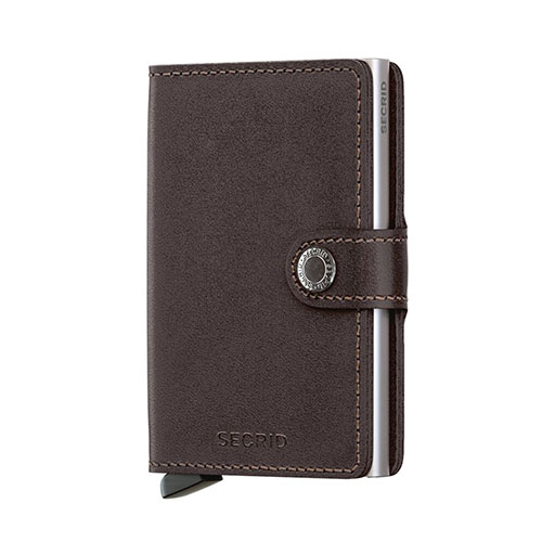 Mini Wallet Original Lether Brown ミニウォレット オリジナルレザー ブラウン / SECRID