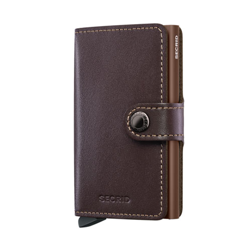 Mini Wallet Original Lether Black ミニウォレット オリジナルレザー ブラウン ブラウン / SECRID