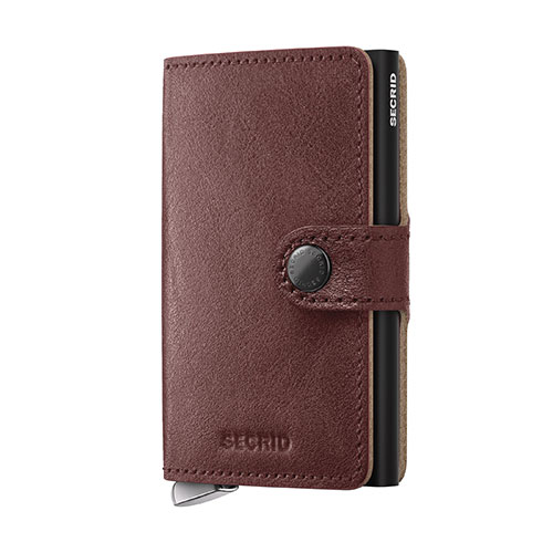 Mini Wallet Premium Basco Brown ミニウォレット プレミアム バスコブラウン / SECRID