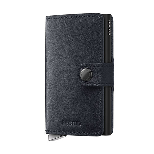 Mini Wallet Premium Basco Navy ミニウォレット プレミアム バスコネイビー / SECRID