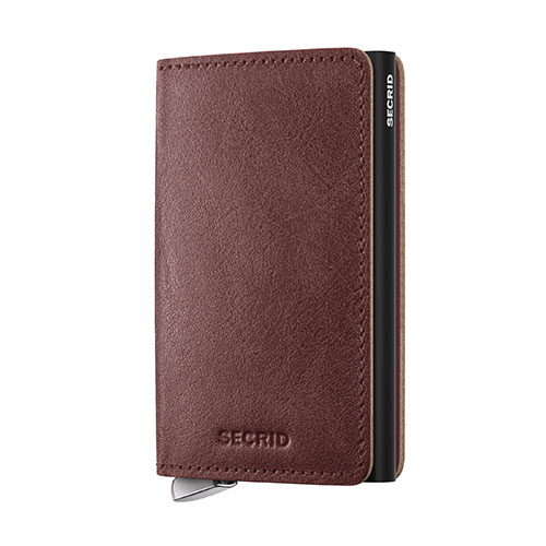 Slim Wallet Premium Basco Brown スリムウォレット プレミアム バスコブラウン / SECRID
