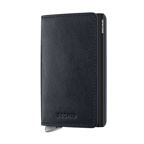 Slim Wallet Premium Basco Navy スリムウォレット プレミアム バスコネイビー / SECRID