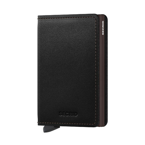 Slim Wallet Black-Browm　スリムウォレット オリジナル ブラックブラウン / SECRID