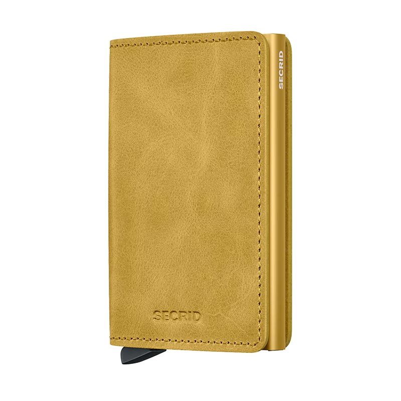 Slim Wallet Vintage Yellow スリムウォレット ヴィンテージイエロー / SECRID
