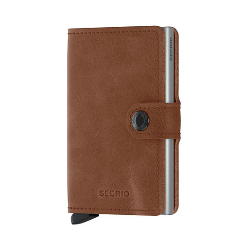 Mini Wallet Vintage Lether Cognac ミニウォレット ヴィンテージ コニャック / SECRID