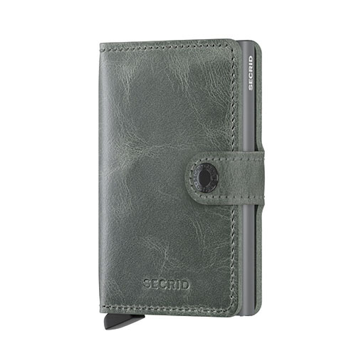 Mini Wallet Vintage Lether Sage ミニウォレット ヴィンテージ セージ / SECRID