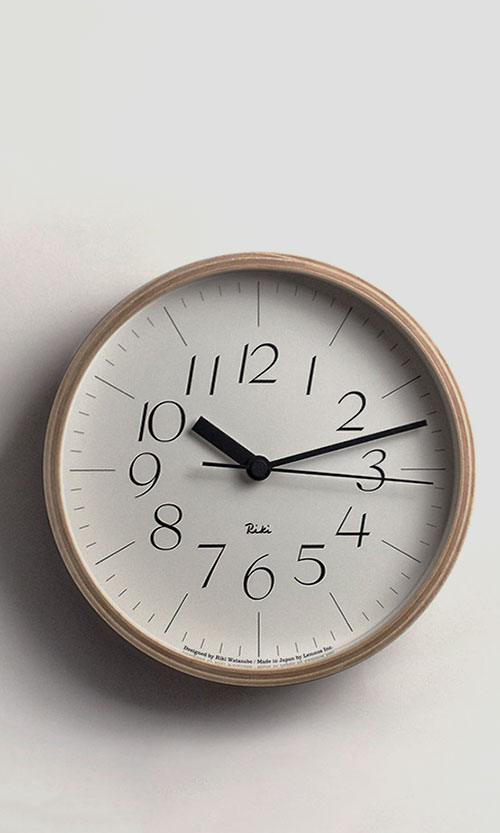 Riki Clock 掛け時計 / Lemnos