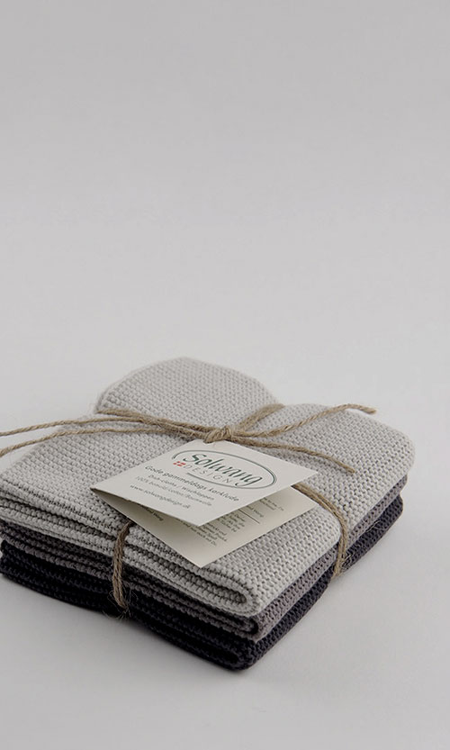 Knit Dish Cloth ニット ディッシュクロス / Solwang