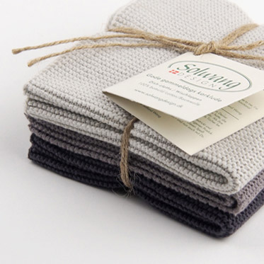 Knit Dish Cloth ニット ディッシュクロス (3枚セット) / Solwang