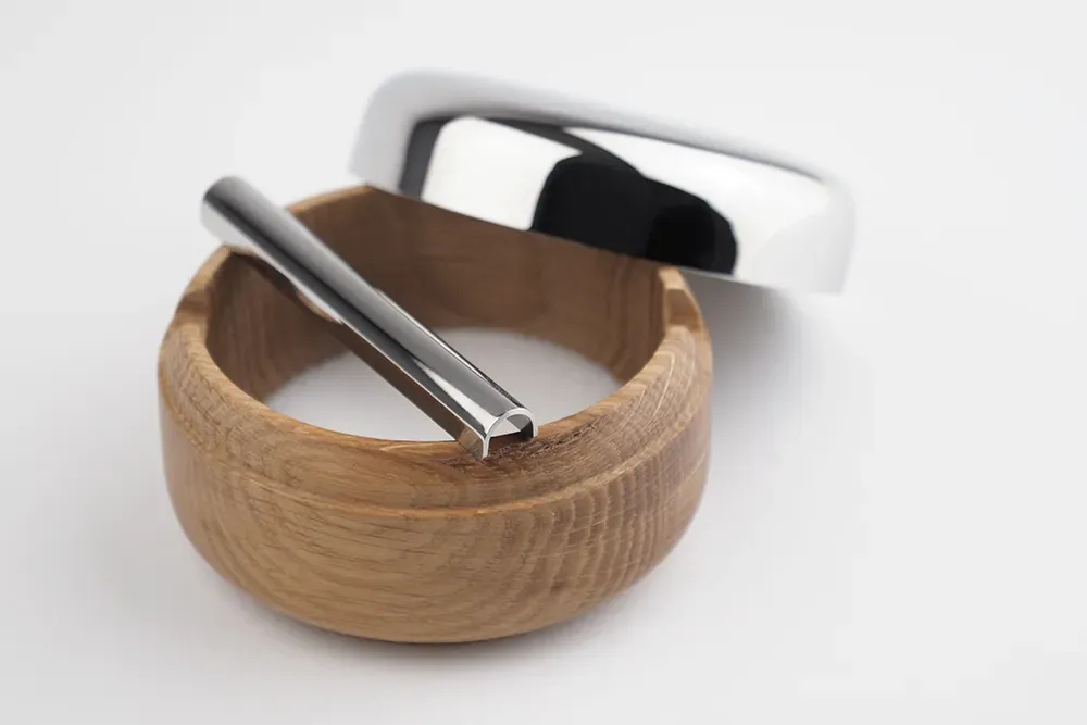 Alfredo Salt Jar with Spoon アルフレッド ソルトジャー / GEORG JENSEN